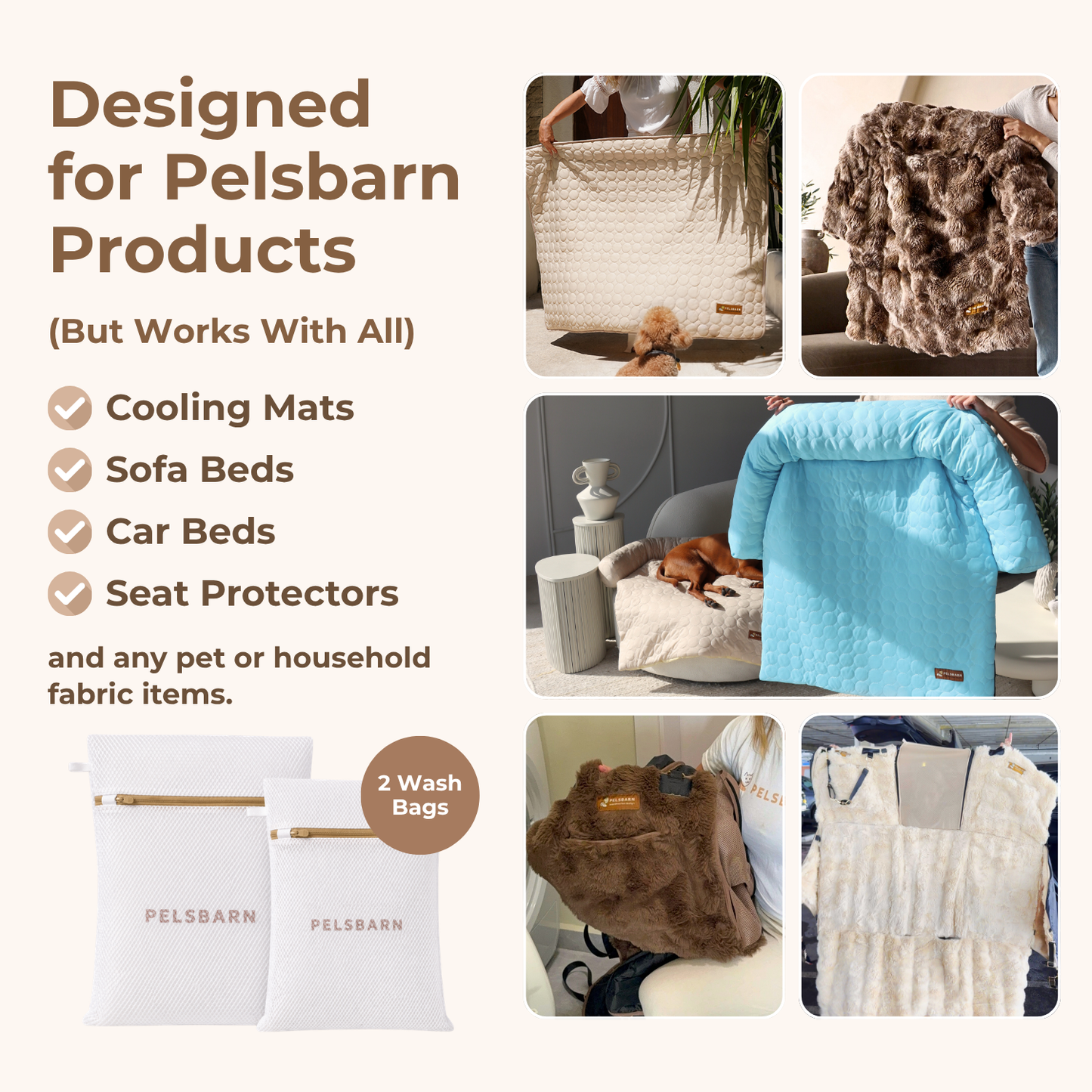 Pelsbarn Wash Bag ( 1+1 )