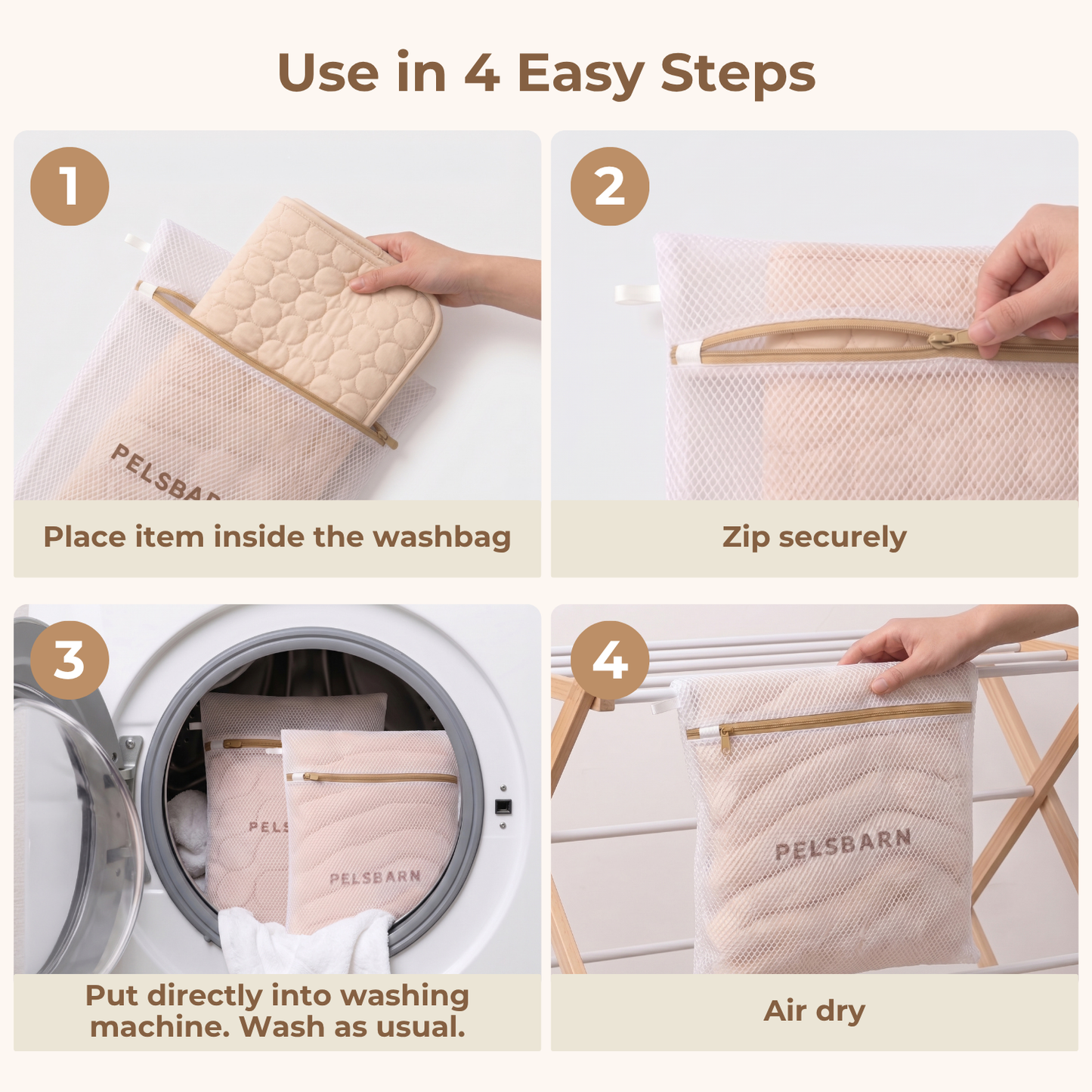 Pelsbarn Wash Bag ( 1+1 )