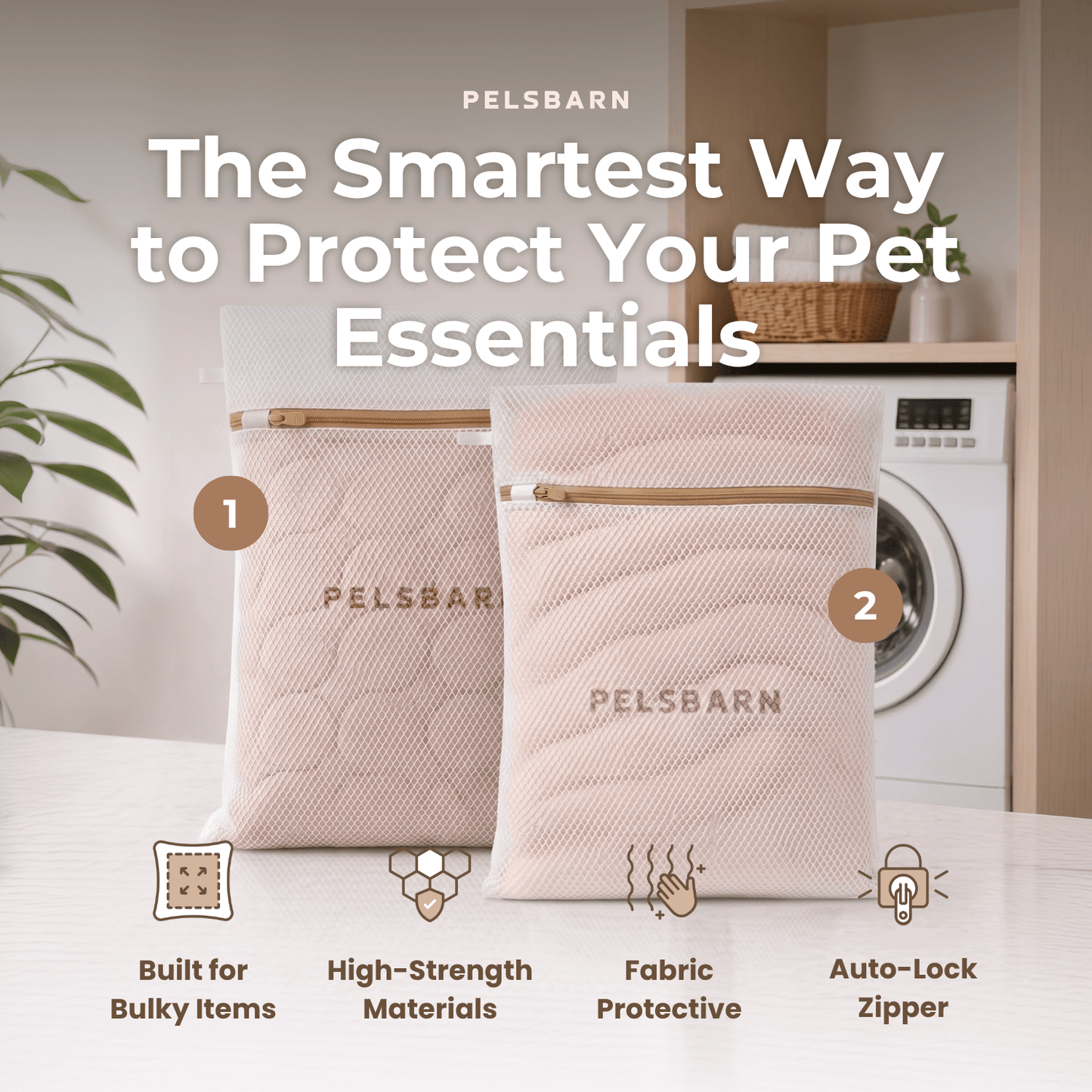 Pelsbarn Wash Bag ( 1+1 )